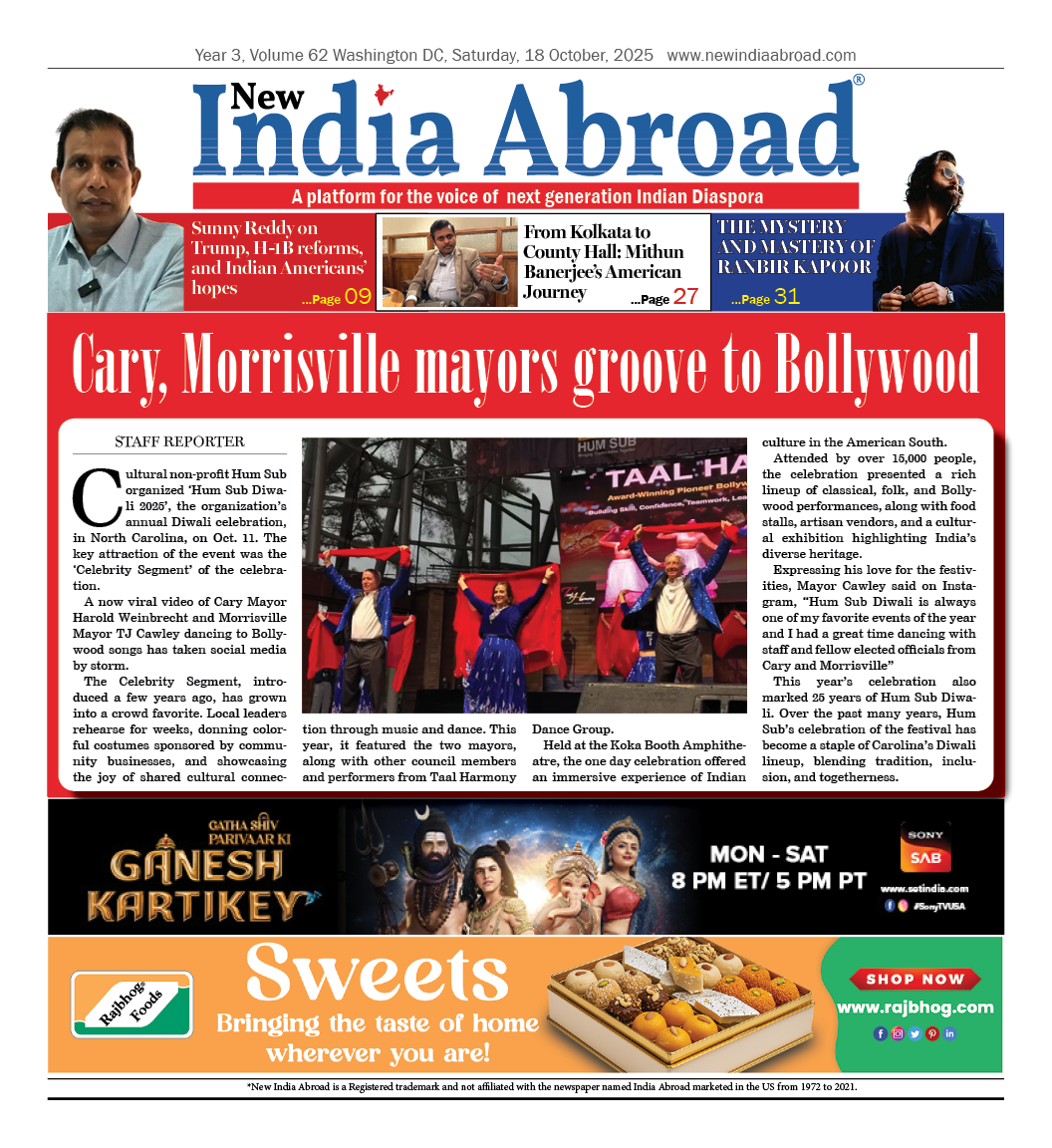 Cary, Morrisville mayors groove to Bollywood