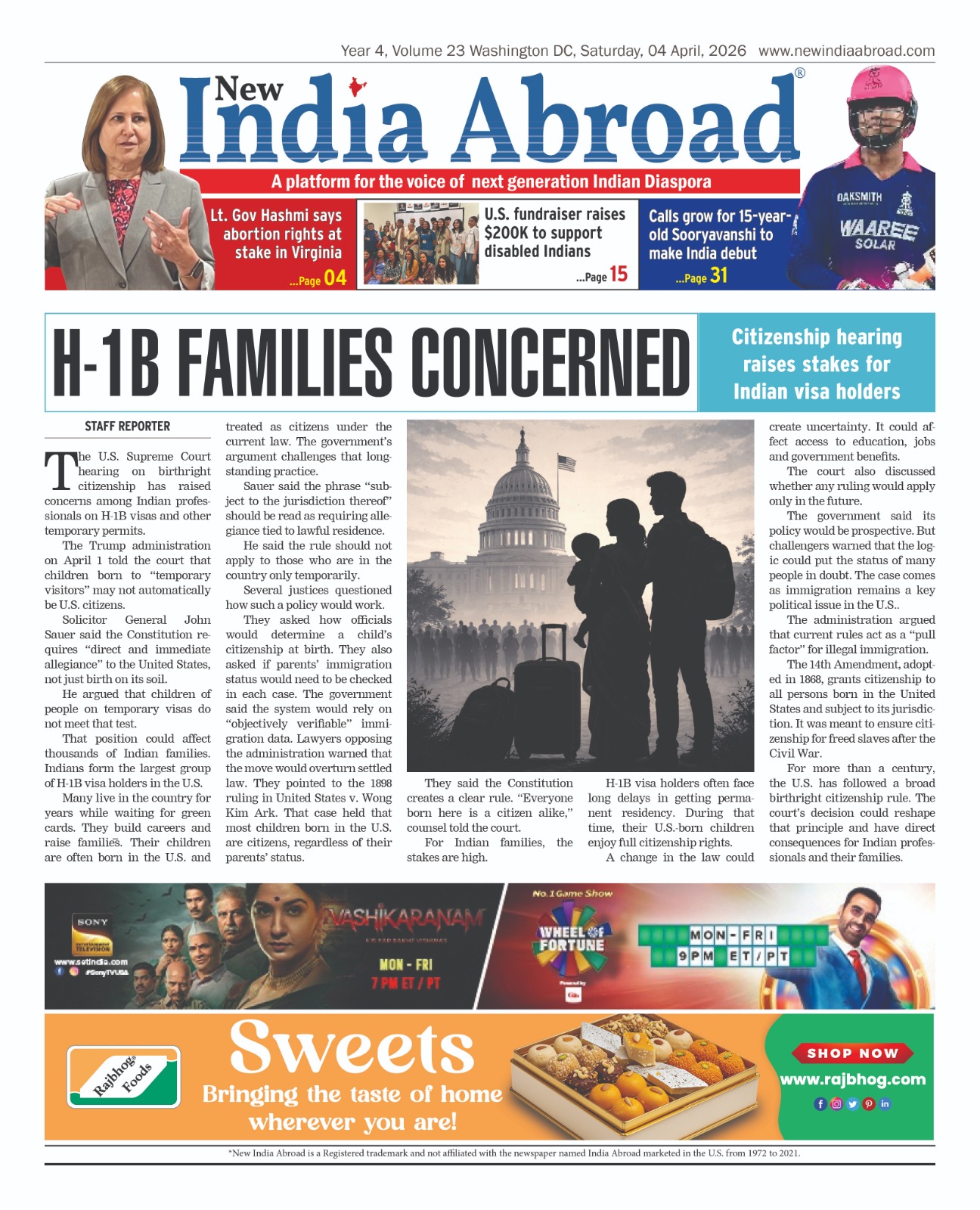 H-1B Families Concerned